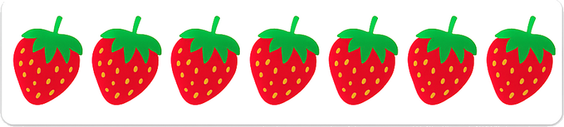 Klistermærke til cykel med jordbærmønster - TenStickers