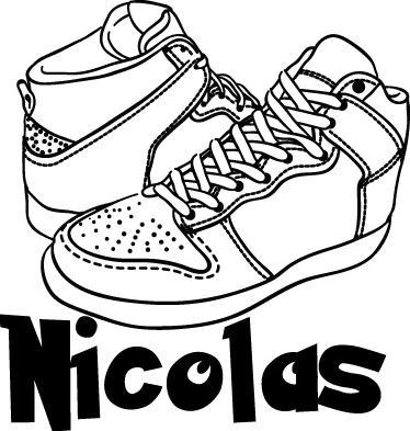 Sticker foot personnalisable - TenStickers