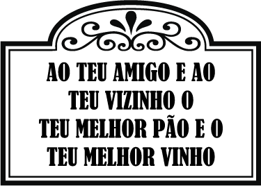 Vinil ditado popular português - TenStickers