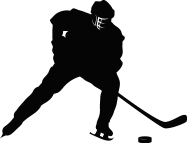 Tenstickers Silhouette Ijshockey Sticker tenstickers kopen in de aanbieding