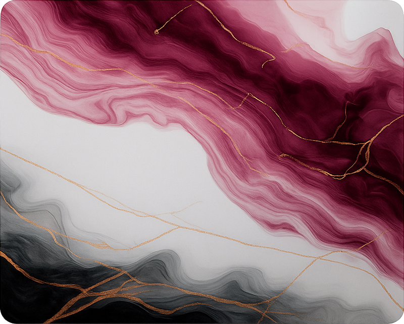 Laptop sticker elegant crimson stone design - TenStickers