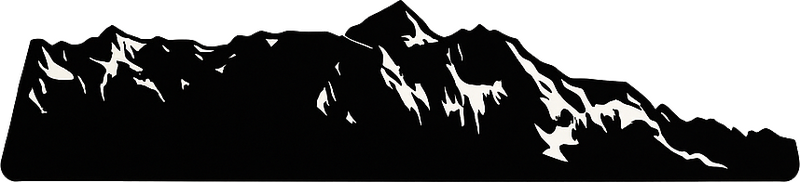 Autocolante para portátil pico da montanha - TenStickers