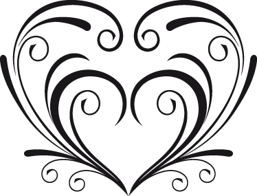 Sticker decorativo tribale San Valentino - TenStickers