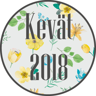 Spring colour flower window vinyl sticker - TenStickers