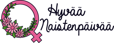 Hyvää Naistenpäivää Ikkunatarra - Tenstickers