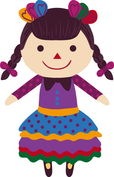 Vinil infantil muñeca María - TenVinilo