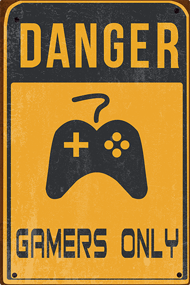 Gamers Only Wall Sticker Tenstickers