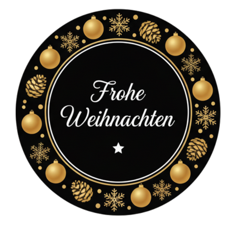 Weihnachtssticker frohe weihnachten - TenStickers