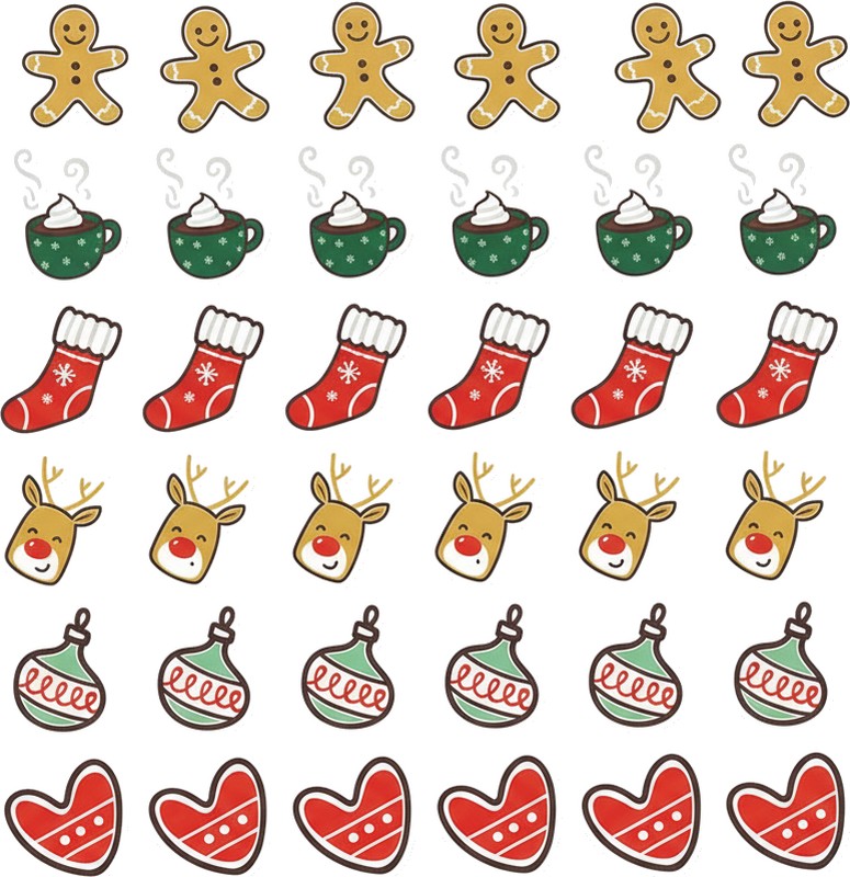 动物贴画套装圣诞特色 - TenStickers