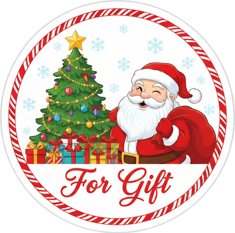 Christmas sticker for gifting - TenStickers