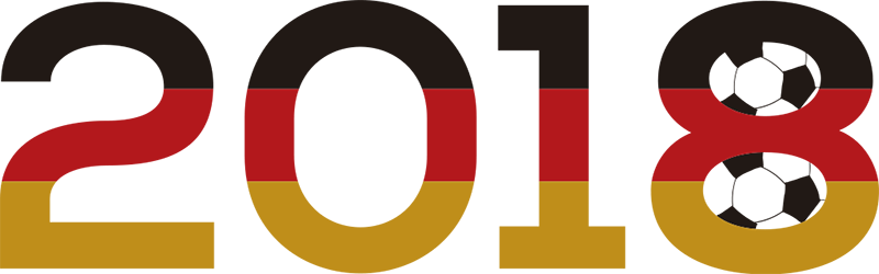 Germany 2018 football wall sticker - TenStickers