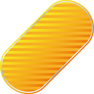 Sticker étiquette ovale jaune - TenStickers