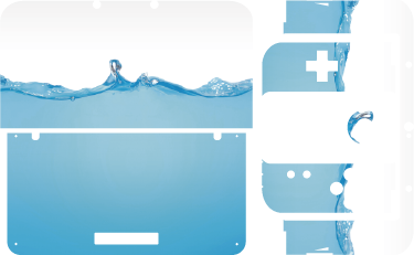 Water Effect Nintendo Skin - TenStickers