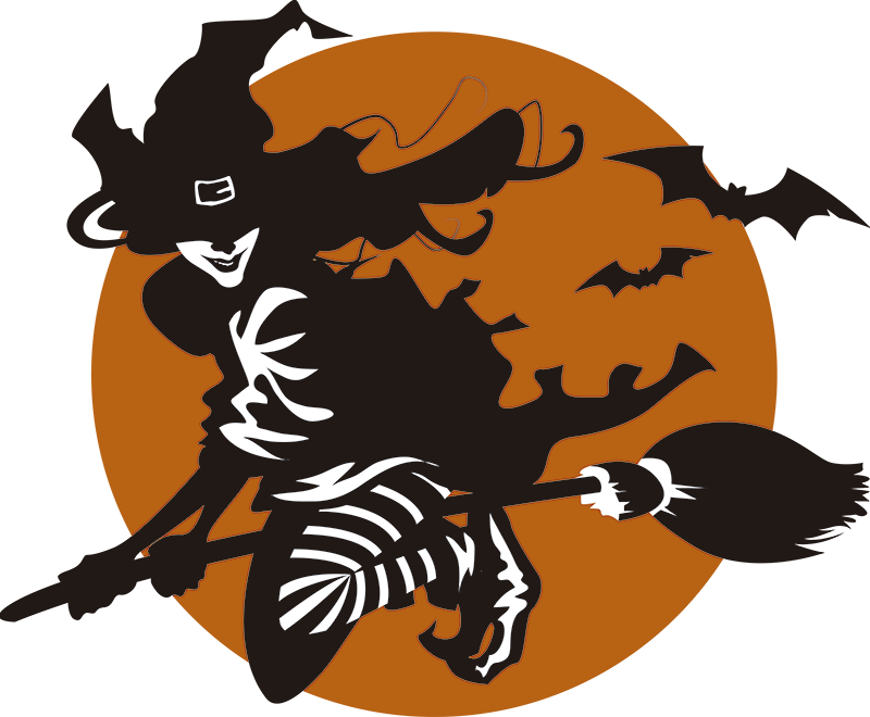 Autocolantes decorativos de halloween árvore e morcegos - TenStickers