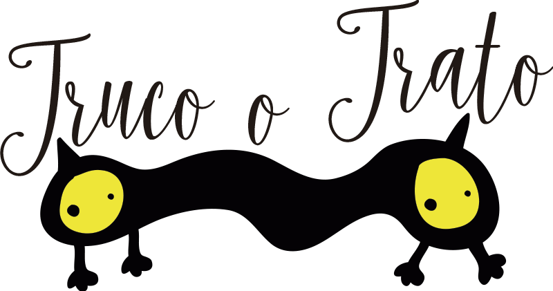 Pegatina Halloween truco o trato - TenVinilo