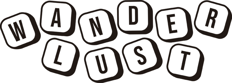 Wanderlust stue vegg innredning - Tenstickers