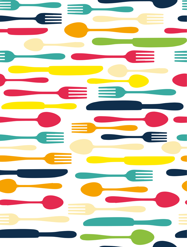 Stickers utensilios de cocina - TenVinilo