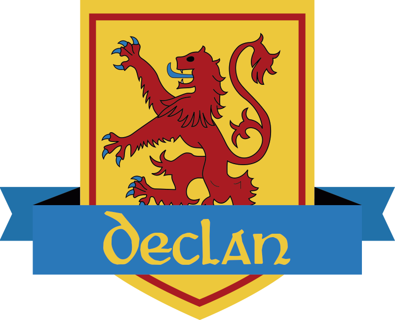 Scottish Coat of Arms Customisable Wall Sticker - TenStickers