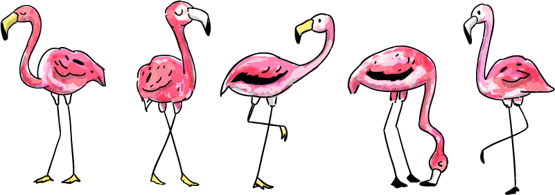 Be a flamingo Kids shirt - TenStickers