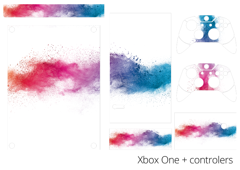 Naljepnica na boji xbox kože - TenStickers