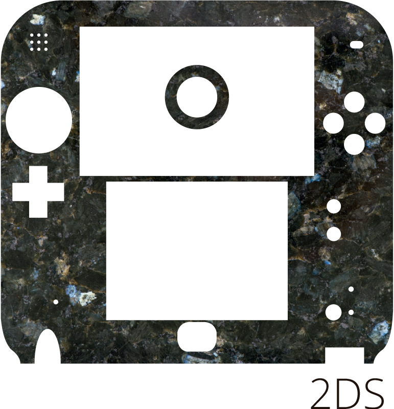 Vinilo con textura marmol oscuro nintendo - TenVinilo