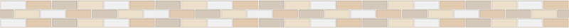 Beige bathroom tile wall border decal - TenStickers