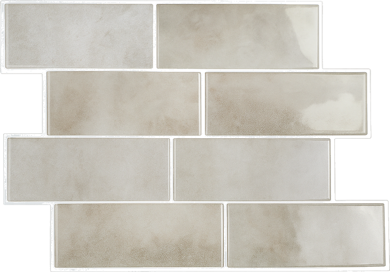 Samolepka na dlaždice mramor bílý - TenStickers