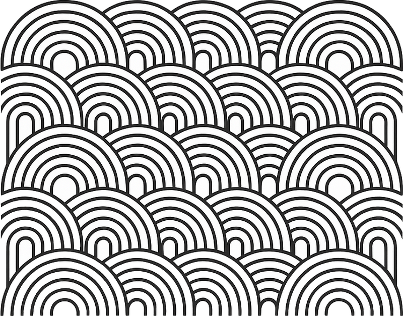 Vinilo para cristal ventana patrón arcoíris superpuesto - TenVinilo