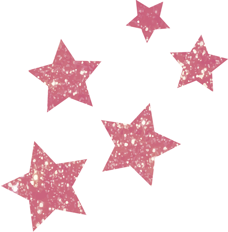 Stars Guitar Decorative Sticker - TenStickers