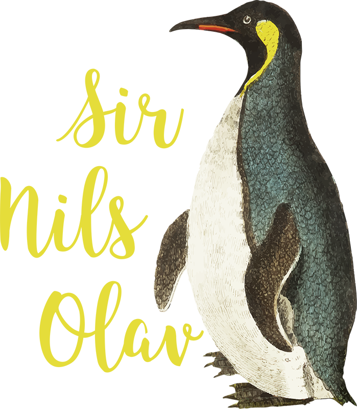 Sir nils olav kids 'room wall sticker - Tenstickers