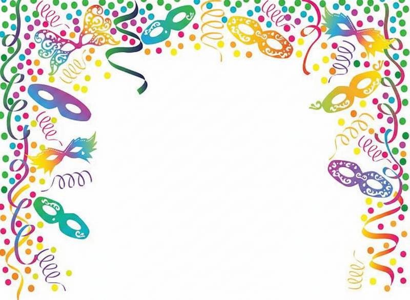 Sticker vitrine cadre confetti coloré - TenStickers