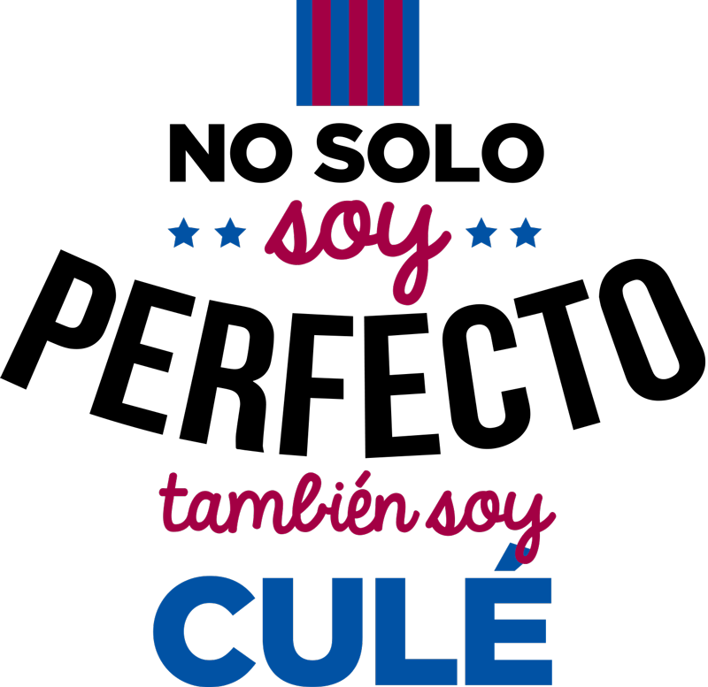 Vinilo frase fútbol para barcelonistas - TenVinilo