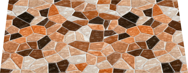 Vinilo mesa madera efecto mosaico madera - TenVinilo