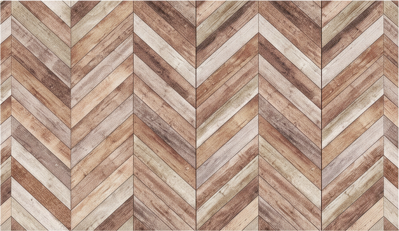 Vinilo imitación madera diseño de paneles triangulares - TenVinilo