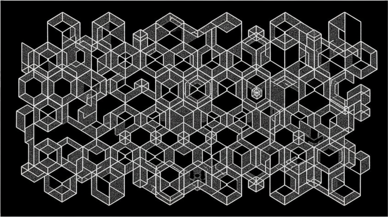 Vinilo para cristal pantalla geométrica - TenVinilo