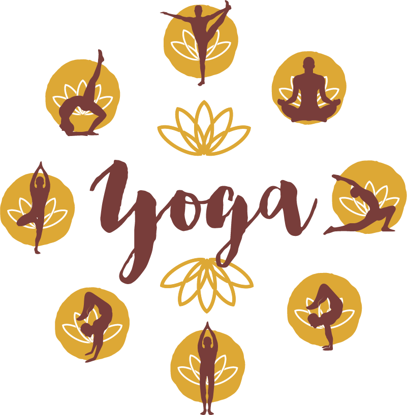 Yoga Poses Wall Art Sticker