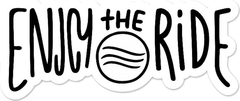 Campervan decal enjoy the journey - TenStickers