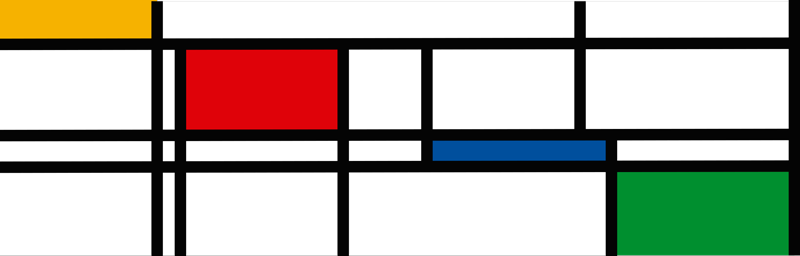 Autocolante decorativo friso de padrão minimalista - TenStickers