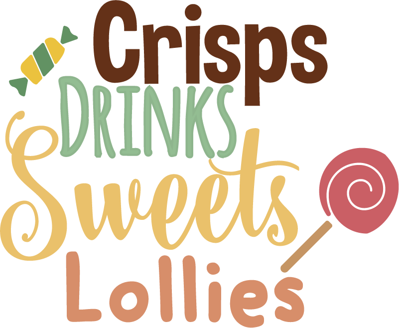 Crisps Drinks Sweets Vehicle Sticker - TenStickers