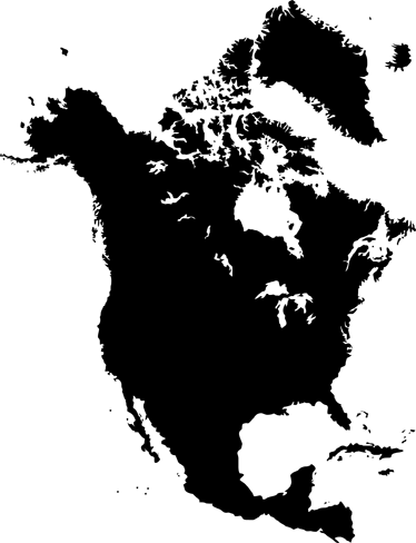 Vinilo pizarra América del norte - TenVinilo