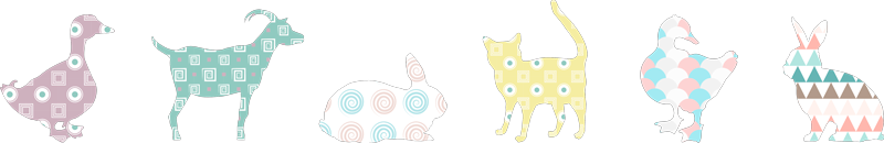 pastel colorrs geometric textures wall sticker - TenStickers