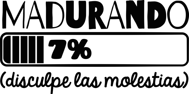 Vinilo frase madurando en proceso - TenVinilo