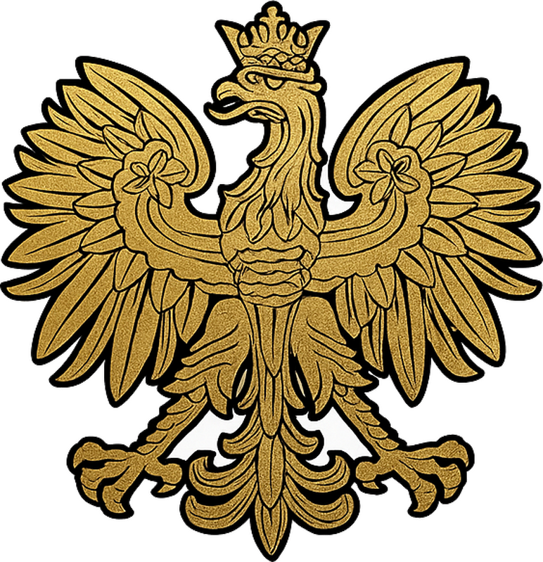 Naklejki na kask motocyklowy emblemat złotego orła - TenStickers