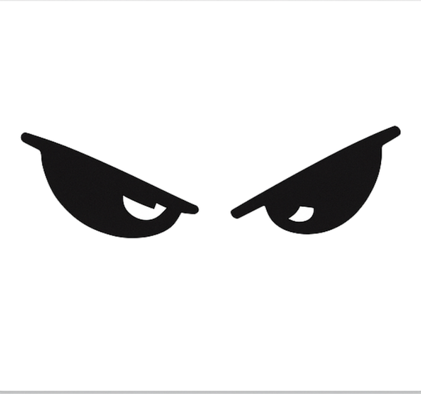 Naklejki na kask motocyklowy grafiki zrzędliwego jeźdźca - TenStickers