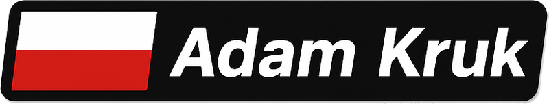 Naklejki na kask motocyklowy flaga polski z podpisem - TenStickers