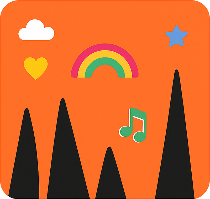 Adesivi animali per bambini stampa animale trunki - TenStickers