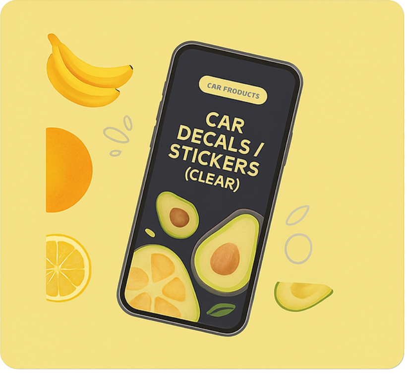 Car sticker for vehicle promotion - TenStickers