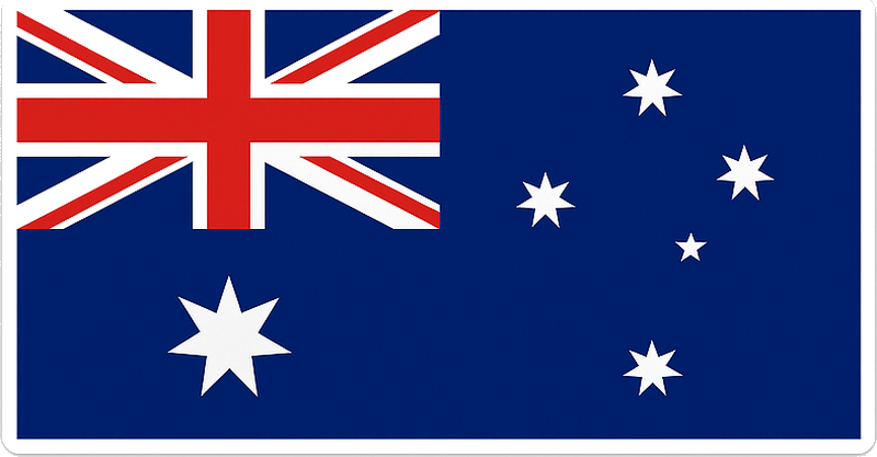 Car sticker australian flag - TenStickers