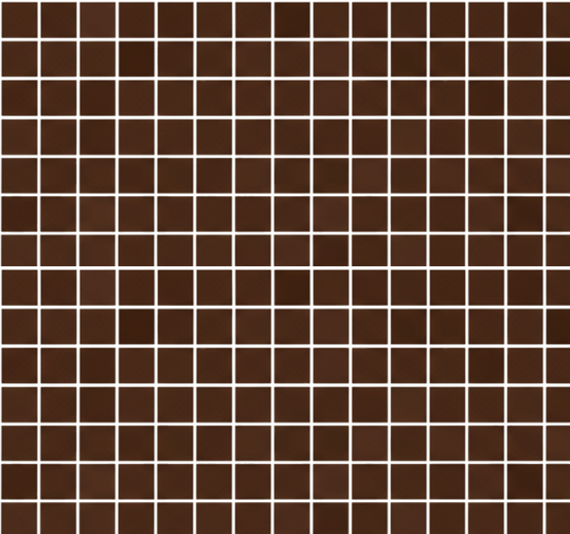Bathroom tile sticker mini chocolate brown mosaics - TenStickers