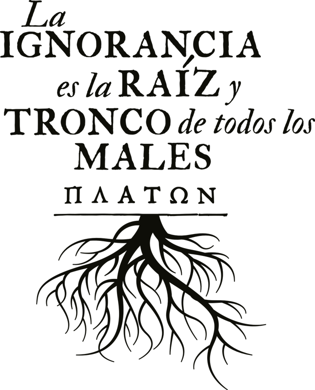 Vinilo pared frase filosófica Maaton con árbol - TenVinilo